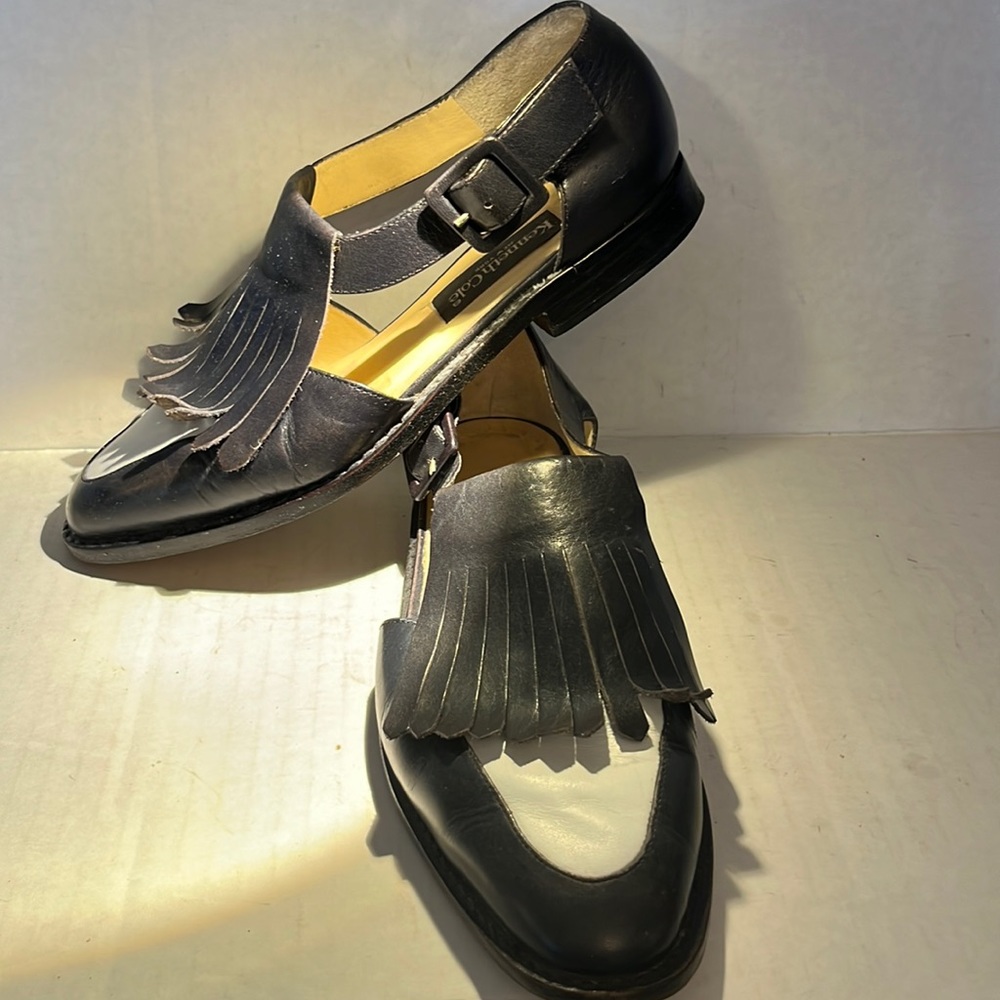 Kenneth Cole Vintage Leather Flapper Golf-club Shoes
